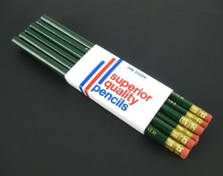 12 Vintage Bethlehem Steel Safety Advertising No.  3 Superior Quality Pencils