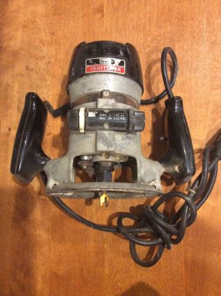 Vintage Heavy Duty Sears Craftsman Power Pouter Model 315.  17381 6.  5 Amps