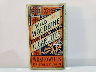 Wild Woodbine Cigarette Box By W.  D.  & H.  O.  Wills Bristol & London 628/24