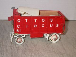 Circus Craft Wardie - Jay Circus Wagon Built Custom Decorated 1/4 " O Scale 61