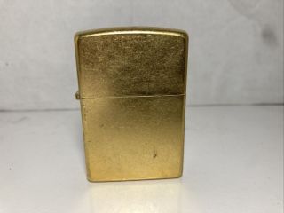 Vintage Brass Zippo Lighter 1994 C - X