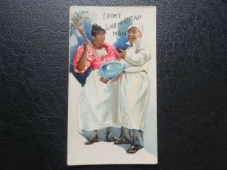 1 American Tobacco Songs Cigarette Card 1900 I Don 