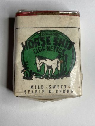 Vintage Horse Shit Cigarettes Novelty Gag 1950 