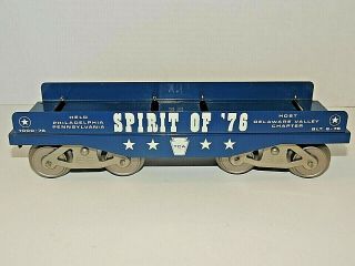 Vintage 1976 Tca Philadelphia Pa.  Mccoy’s Wide Gauge Train Car “spirit Of 76”
