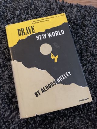 Vintage Brave World Aldous Huxley Hardcover Book 1946