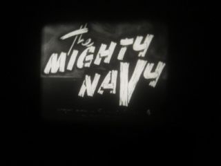 16mm Sound Vintage Popeye Cartoon " The Mighty Navy " 400ft