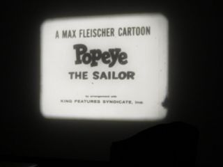 16mm sound vintage Popeye cartoon 
