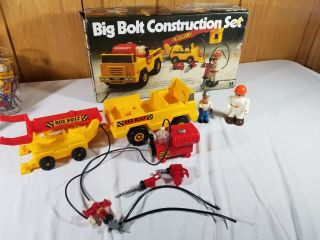 Vintage Tomy Big Bolt Construction Set No.  5005,  1981 Incomplete,  Not