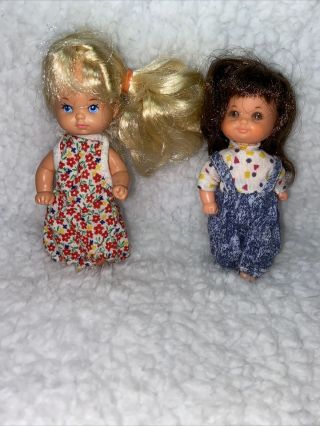1976 Mattel Kelly 4.  5 " 2 Dolls Kids