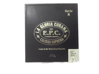 La Gloria Cubana De E.  P.  C.  Empty Wooden Cigar Box W/sliding Lid 6 " X 6.  5 " X 4.  5 "