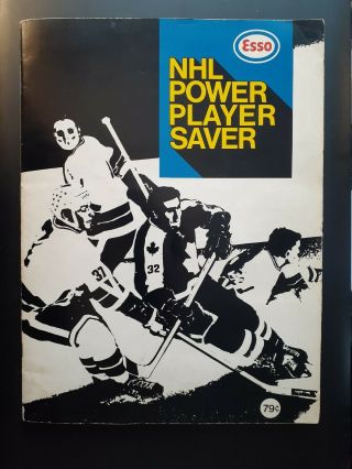 1970 - 71 Esso Nhl Power Player Stickers Full Set In Album Bobby Orr,  Gordie Howe,