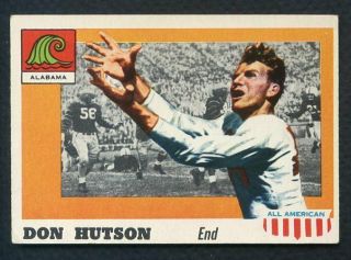 1955 Topps 97 Don Hutson Alabama Ex,  /ex - Mt Set Break 398904 (kycards)