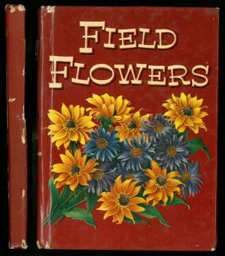 60s Vintage Field Flowers,  T H Everett,  Rudolf Freund,  1966 Whitman Hardcover