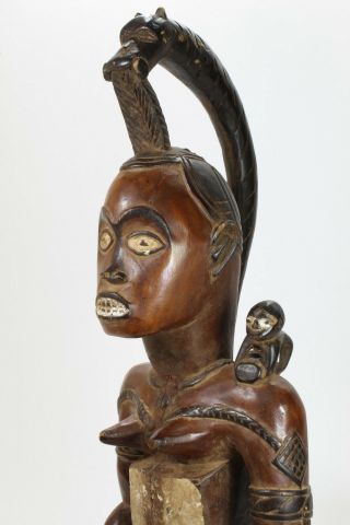 Vili Kongo Phemba Female Figure Wood African Tribal Art