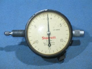 Vintage Starrett No.  25 - 143 Dial Indicator.  001 ".  075 " Range