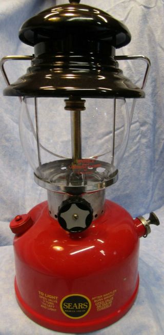 Sears Model 476.  74550 Single Mantle Lantern Made By Coleman Dec 1963 Restored