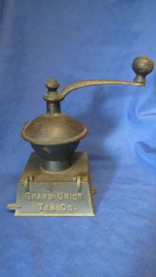 Antique Grand Union Tea Co.  Coffee Grinder By Griswold