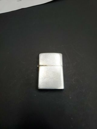 Vintage Brushed Chrome 1958 - 59 Zippo Lighter With Pat.  Pend.  2517191