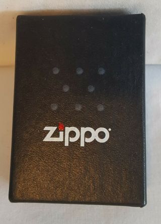 Zippo High Polished Brass Lighter With Jack Daniels Emblem And Custom Etching