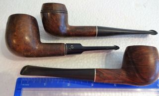 Vintage Pipes X3,  Selected Imported Briar,  Duke Dr Grabow,  Medico Cervalie