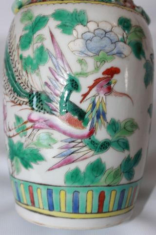 Nonya Nyonya Peranakan Straits Chinese Famille Rose Vase 19th century porcelain 5