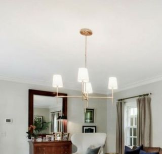 Antique Brass 4 Light Chandelier By Visual Comfort