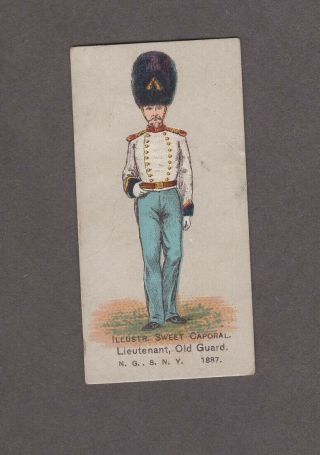1888 Kinney Tobacco Military Series N224 Lieutenant Old Guard N.  G.  S.  N.  Y.  1887