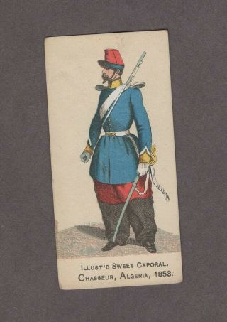 1888 Kinney Tobacco Military Series N224 Chasseur Algeria 1853