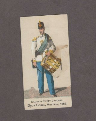 1888 Kinney Tobacco Military Series N224 Drum Corps Austria 1853