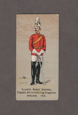 1888 Kinney Tobacco Military Series N224 Captain 6th Inniskilling Dragoons