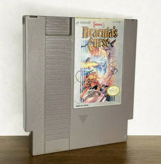 Vintage Nes Nintendo Game Cartridge Castlevania 3 Iii Dracula 