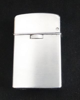 Vintage Sarome Silver Tone Chrome Butane Lighter Made In Japan Collectable