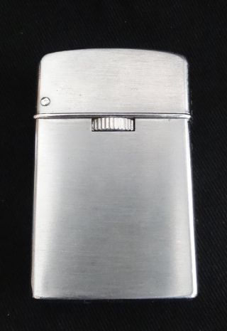 Vintage Sarome Silver Tone Chrome Butane Lighter Made in Japan Collectable 2