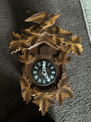 Vintage/ Antique Small Germany Cuckcoo Coo Coo Clock