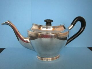 Antique Early 19th C.  French Hallmarked 800 Silver Solitaire Size Teapot Nm 400g