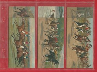 Races Historic & Modern - Carreras - Extra Large Cigarette Cards X6 Vgc (rx01)