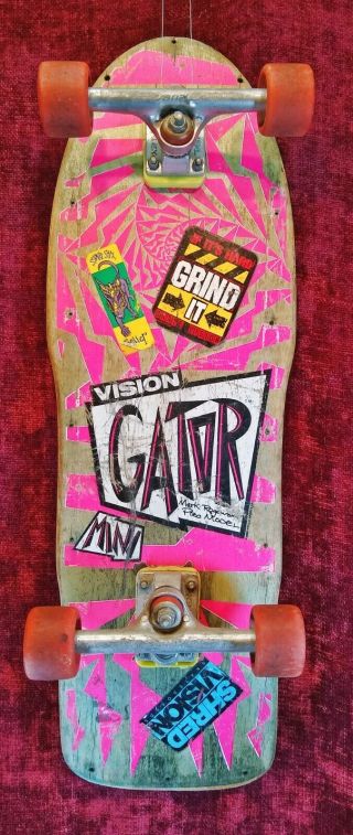 1988 / Vision / Mark " Gator " Rogowski / Gator Ii (mini) / Complete Skateboard