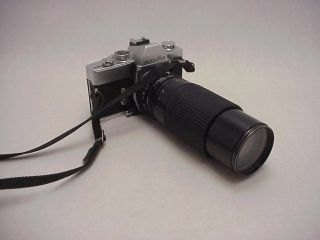 Vintage Minolta Srt - 101 Slr 35mm Camera W/ J.  C.  Penney F 80 X 200mm Zoom