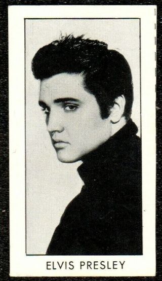 1958 Elvis Presley D,  C Thomson Trade Card Stars Of Sport & Entertainment Series