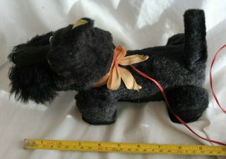 Vintage Dog Toy Battery Operated Japan w/ Remote Control Scottie Dog 3