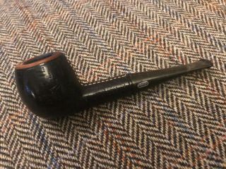 Vintage Large Ropp Back Leather Covered Briar Pipe,  Meerschaum Pfeife Pipa 煙斗.