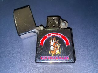 Vintage Zippo Budweiser Clydesdales Lighter - -
