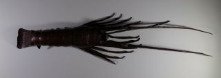 Jizai Okinomo Japanese Articulated Copper Crayfish Sculpture Meiji Period Signed