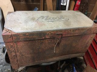 Antique Mack Truck Running Board Box