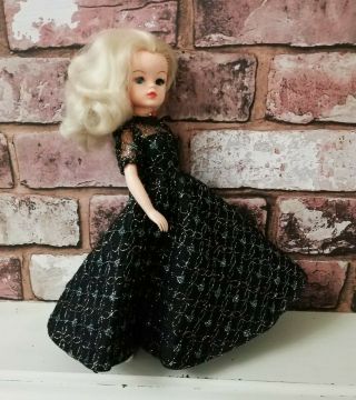 Vintage Pedigree Sindy Doll Gala Night Classic Evening Gown Black 1983 No Doll 3