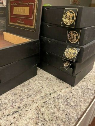 JAVA ROBUSTO MADURO by Drew Estate Premium Empty Wooden Cigar Box 2