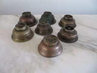 7 Antique Bronze Butter Lamp Cup from the Jokhang Temple Lhasa Tibet 3