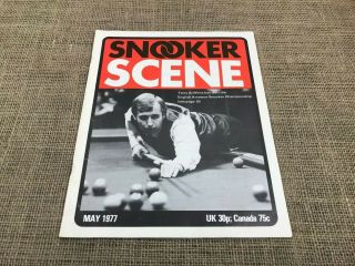 Vintage May 1977 Snooker Scene - Terry Griffiths