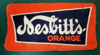 Large Vintage Nesbitt’s Orange Soda Advertising Patch Oranges Company Rare 9