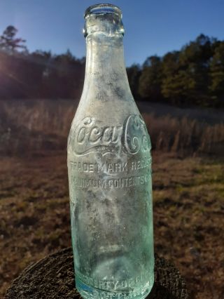 Vintage Antique Coca - Cola Coke Bottle Pre 1915 Bottled In Athens,  Ga